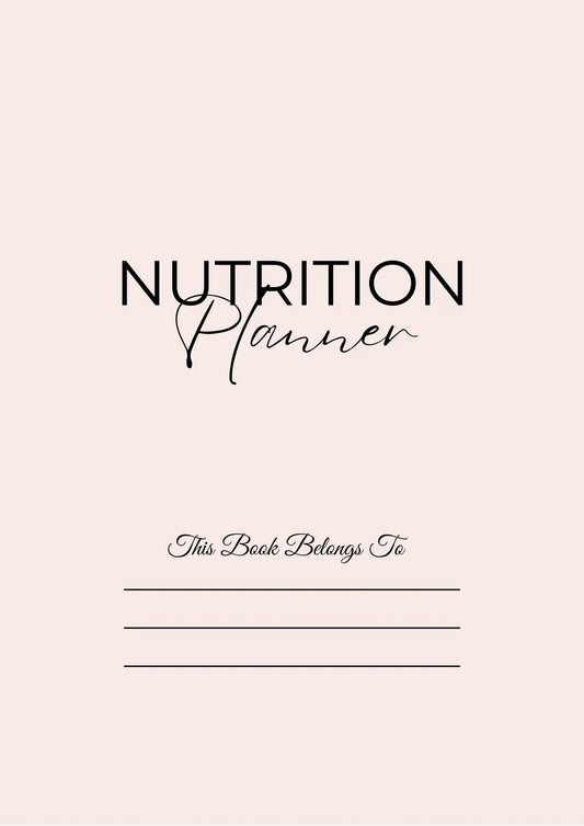 Digital Nutrition Planner for Health, Fitness Planner - The Health Trap