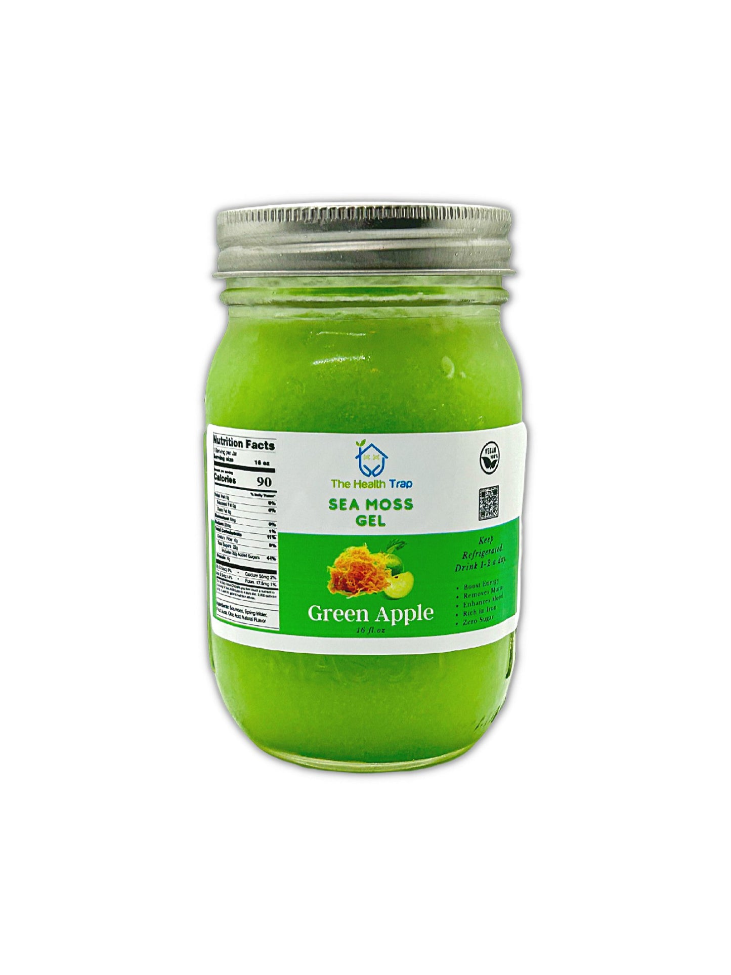 8 oz Fruit Infused Sea Moss Gel - The Health Trap