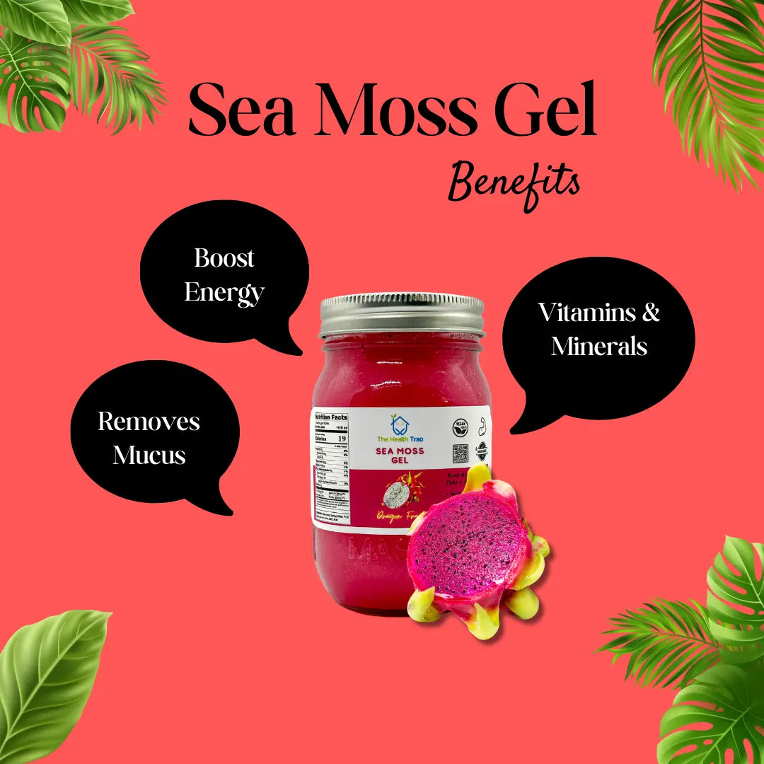 Fruit Flavored Sea Moss Gel 8 OZ - Dietary Supplement - The Health Trap