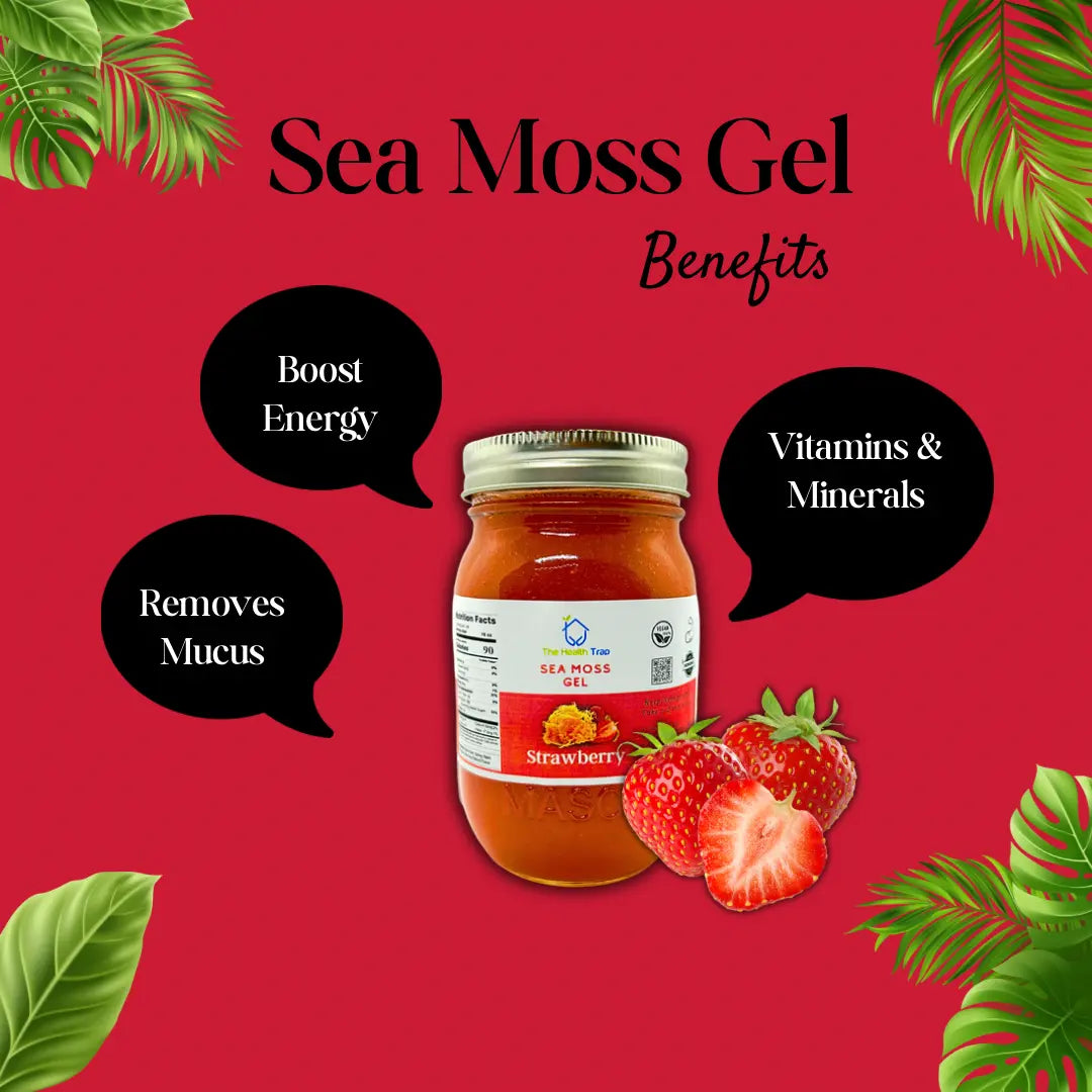 Fruit Flavored Sea Moss Gel 16 OZ - Dietary Supplement - The Health Trap