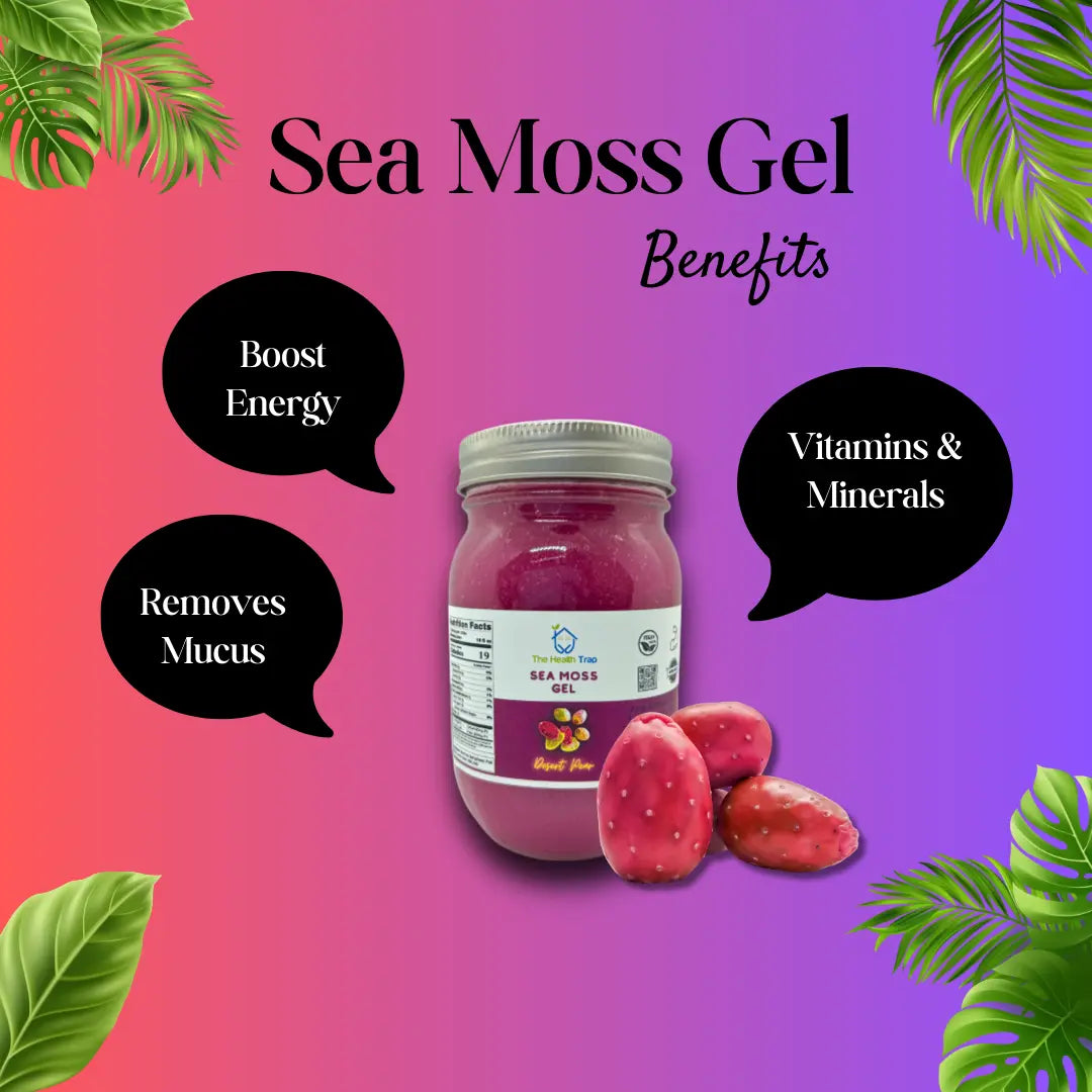 Fruit Flavored Sea Moss Gel 32 OZ - Dietary Supplement - The Health Trap