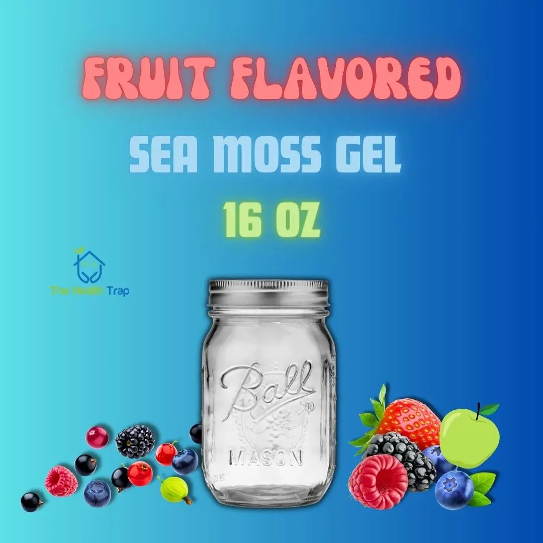 Fruit Flavored Sea Moss Gel 16 OZ - Dietary Supplement - The Health Trap