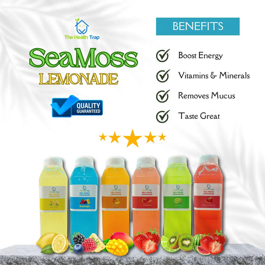 Sea Moss Lemonade for Natural Health and Wellness - 16 0z