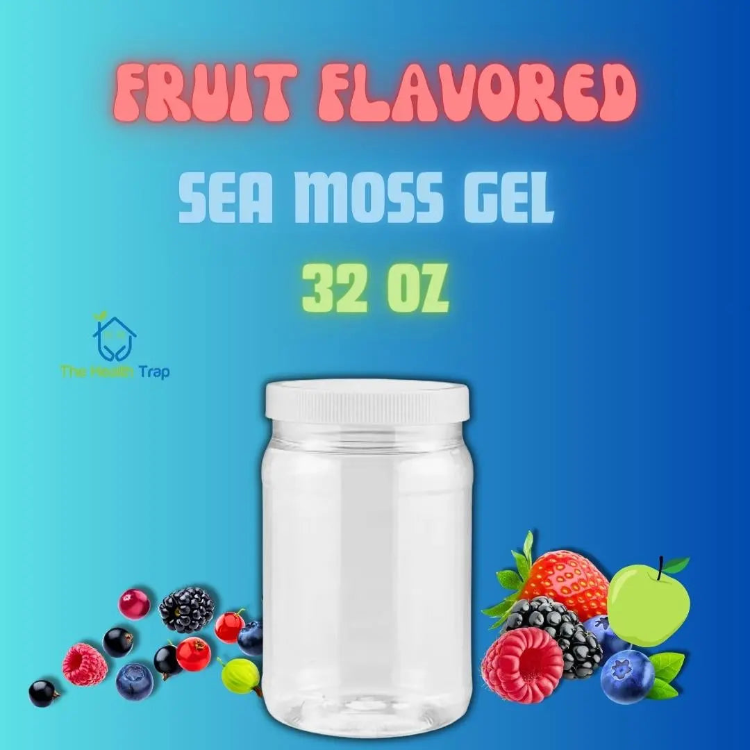 Fruit Flavored Sea Moss Gel 32 OZ - Dietary Supplement - The Health Trap