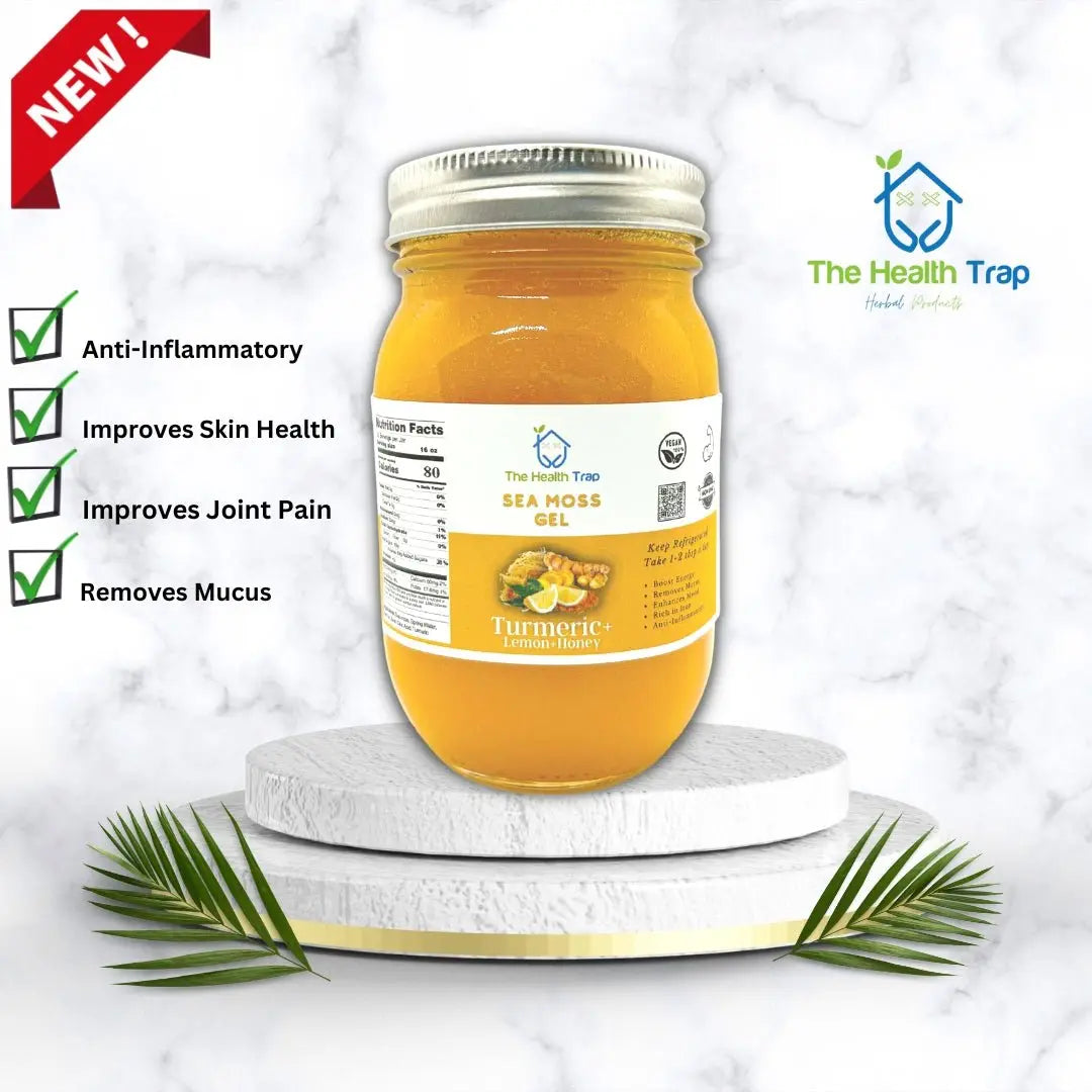 Sea Moss Gel (Turmeric) - The Health Trap